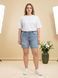 Джинсові шорти-бермуди ASOS Design з рваністю світло-блакитні, W34 розмір 50-52 KL-SH-113 фото 1