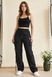 Чорні широкі карго штани з кишенями PrettyLittleThing Shape KL-JN-100 фото 1