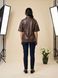 Сорочка-жакет з екошкіри Topshop коротка коричнева, розмір S KL-BL-107 фото 3